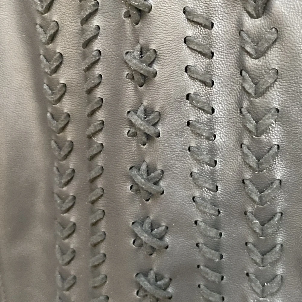 BLANK DENIM NYC whipstitch faux leather pant - Picture 6 of 11